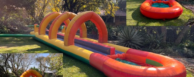 Double waterslide 3- 13 m x 2 m-R740
